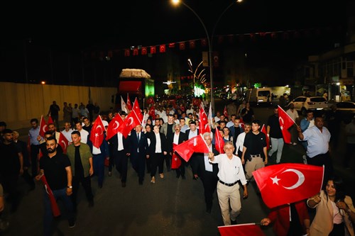 15 Temmuz hain darbe girişiminin 7.yıl dönümünde İlçemizde 15 Temmuz Demokrasi ve Milli Birlik Günü Anma etkinlikleri düzenlendi.